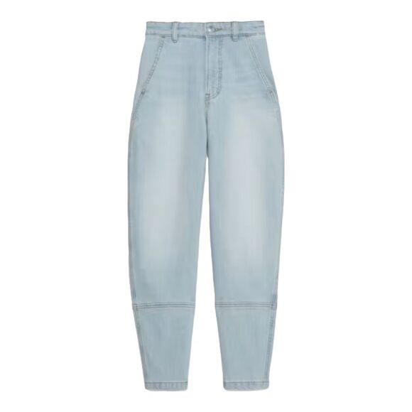 Everlane Light Blue "The UTILITY BARREL PANTS" High-Rise Ankle Pants Sz 4 $118 - Picture 2 of 16